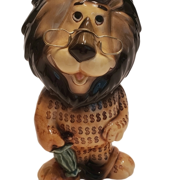 Vtg Lefton Hubert the Lion Harris Savings Bank - Picture 2 of 6